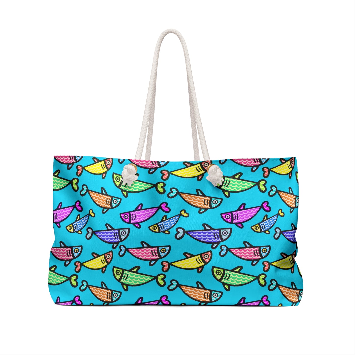 Happy Fish Beach Bag
