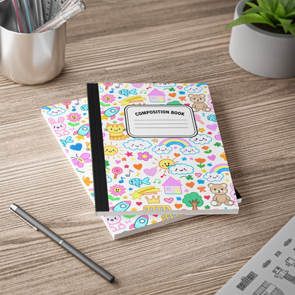 Composition Notebook School Supply | Teacher Gift Softcover Notebook | A5