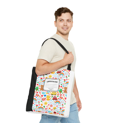 Primary Colors Teacher Tote Bag | Back to School Gift | 3 Sizes
