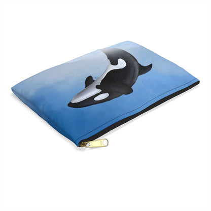My Sand Bag™ Orca Whale Accessory Pouch | Zip Makeup & Travel Bag