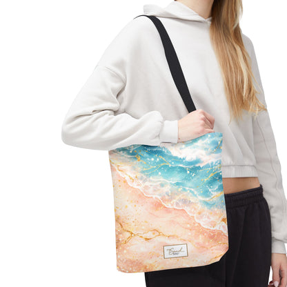 My Sand Bag™ | Watercolor Shoreline Tote