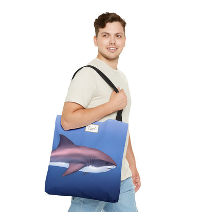 Great White Shark Tote Bag for Shopping and Beach Errands