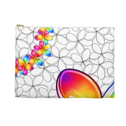 My Sand Bag Essentials Pouch Canvas Zip Organizer For Everyday Essentials Lightweight Durable Colorful Palette Small