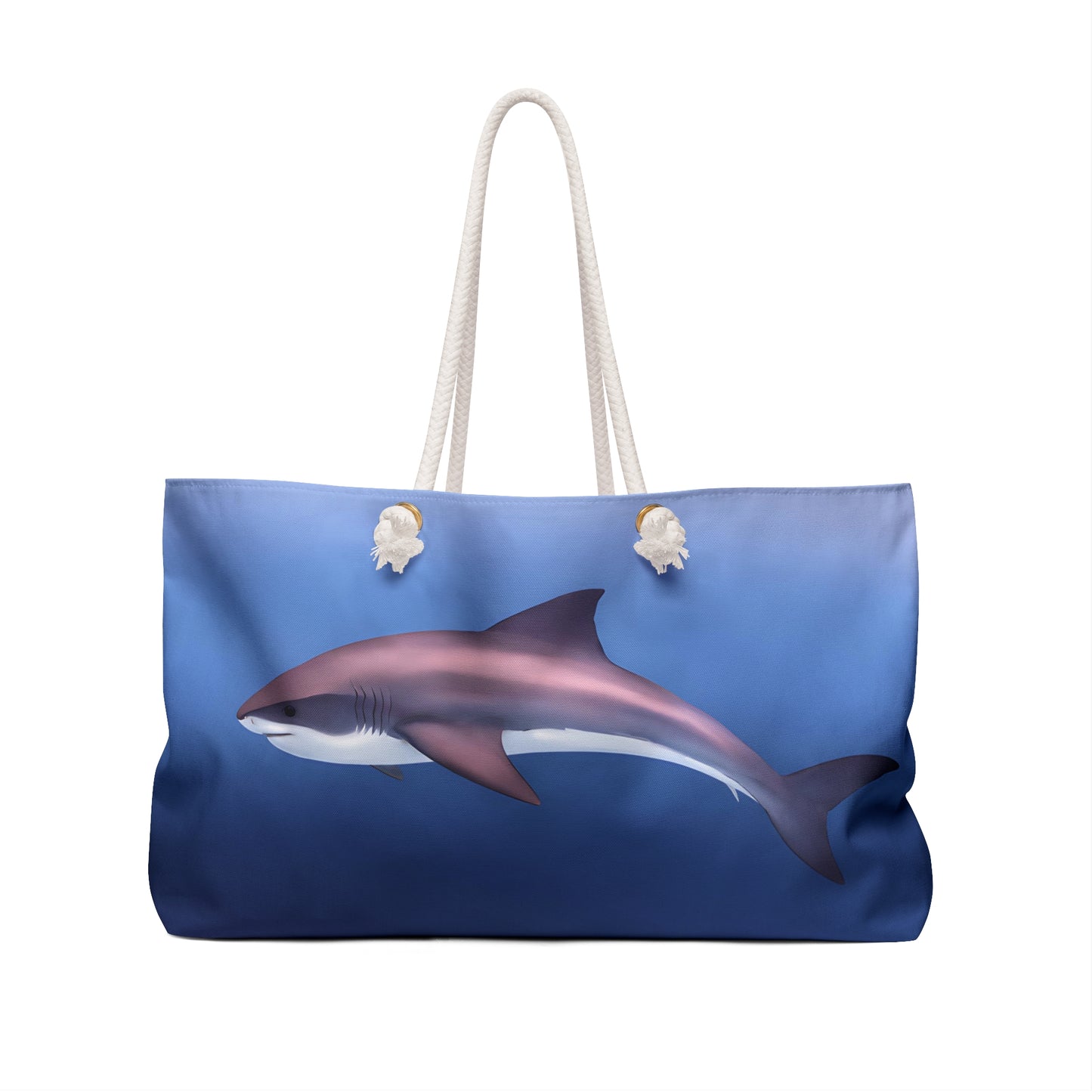 My Sand Bag Great White Shark Beach Bag Weekender Carryall