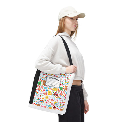 Primary Colors Teacher Tote Bag | Back to School Gift | 3 Sizes
