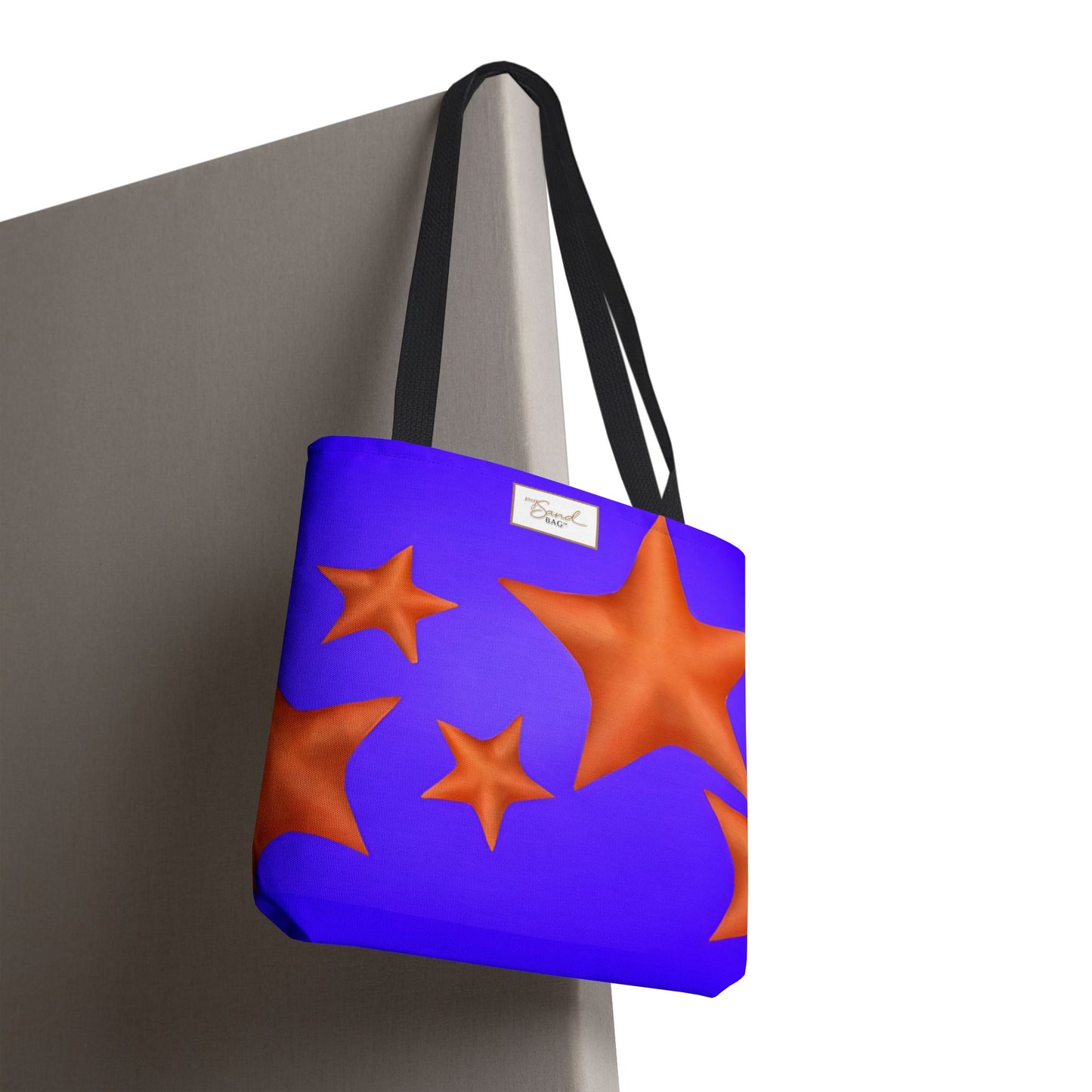 My Sand Bag Starfish Tote Reusable Shopping Tote Durable Polyester