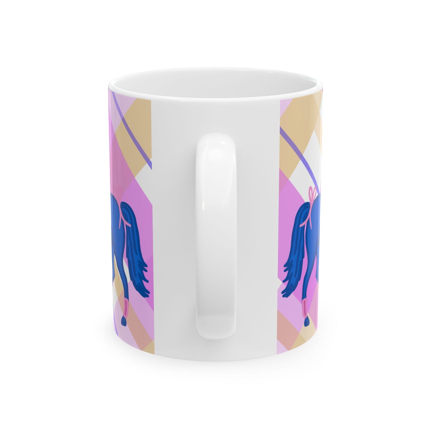 Dressage Horse Ceramic Coffee Mug | Equestrian Art | 11oz & 15oz