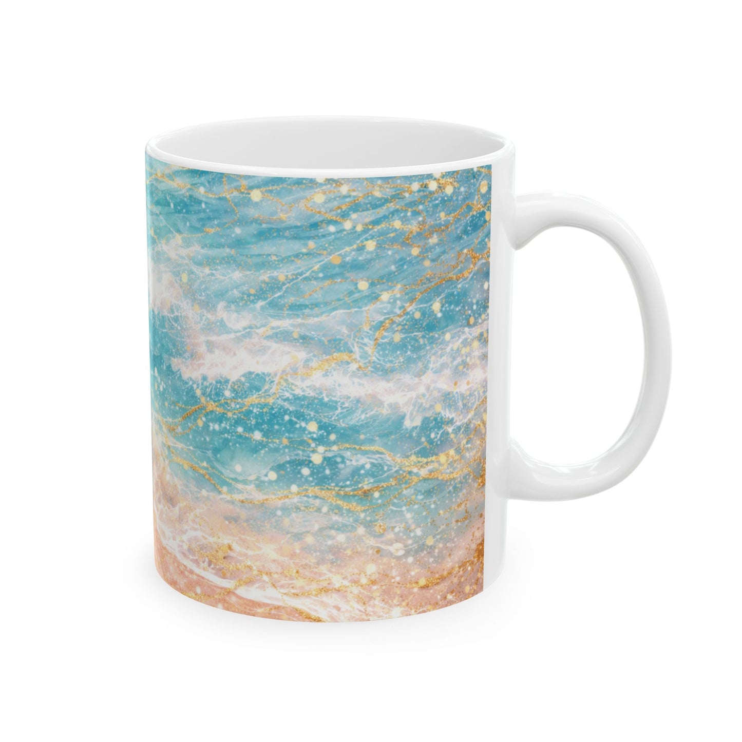 My Sand Bag™ | Watercolor Shoreline Coffee Mug