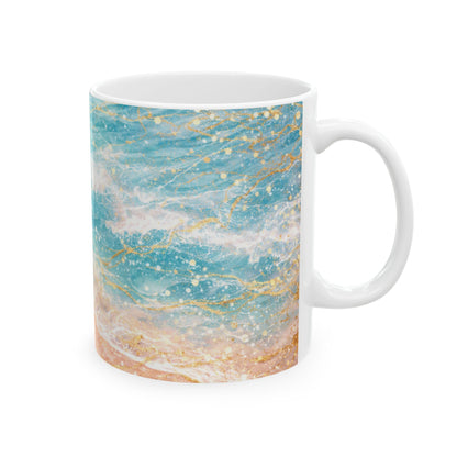 My Sand Bag™ | Watercolor Shoreline Coffee Mug