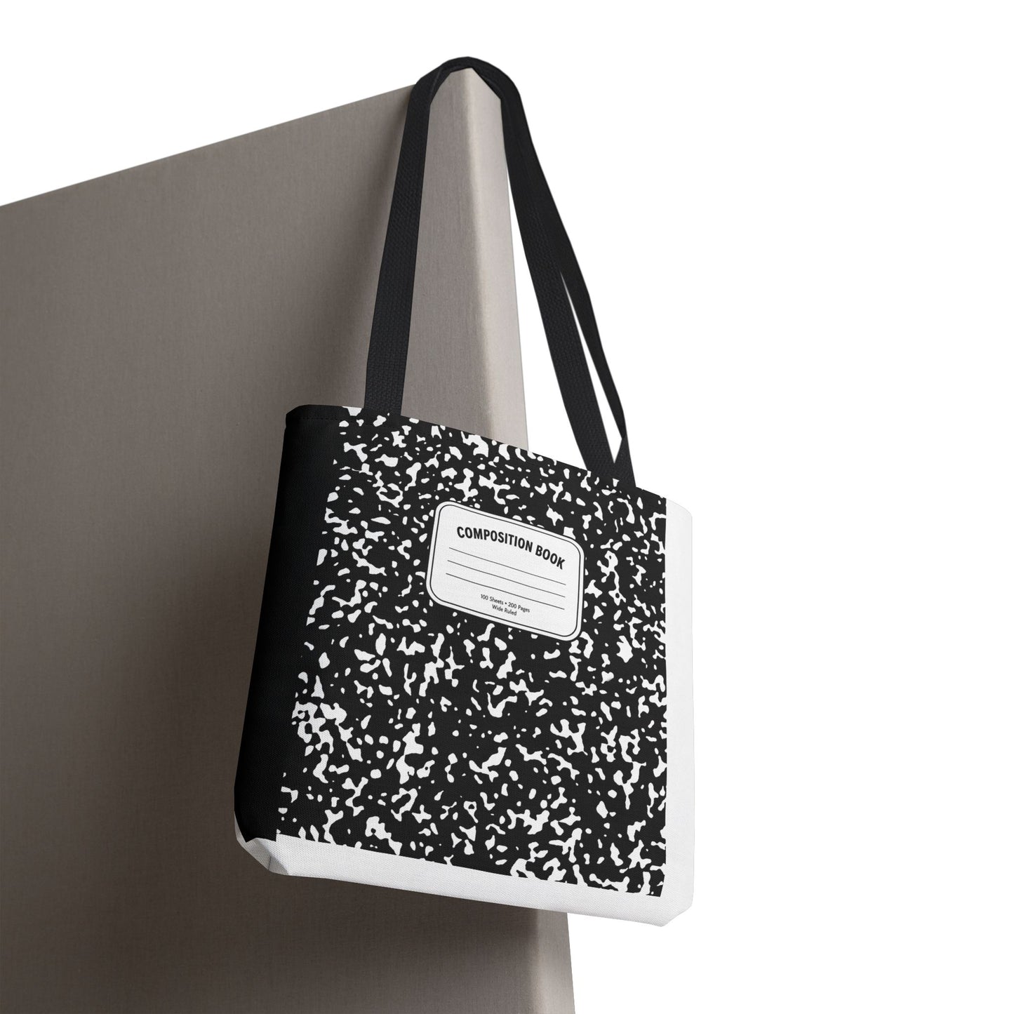Composition Notebook Teacher Tote Bag | Back to School Gift | 3 Sizes