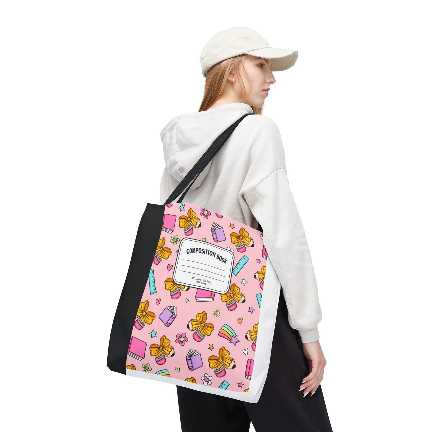 Back to School Teacher Tote Bag | Teacher Appreciation Book Bag | 3 Sizes