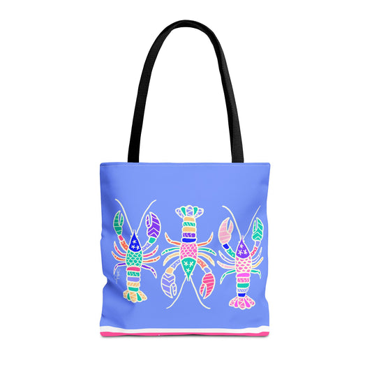 Hand-Drawn Lobster Tote Bag — Beachy Seafood Shellfish Market Tote