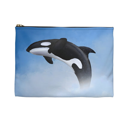 My Sand Bag™ Orca Whale Accessory Pouch | Zip Makeup & Travel Bag