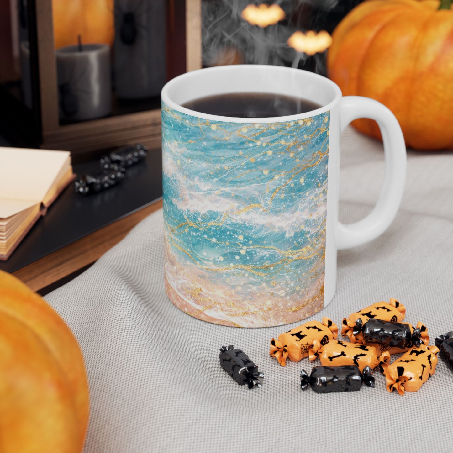 My Sand Bag™ | Watercolor Shoreline Coffee Mug