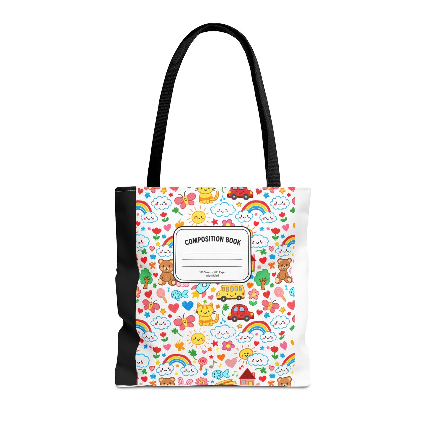 Primary Colors Teacher Tote Bag | Back to School Gift | 3 Sizes