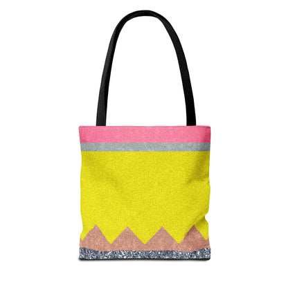 Giant Pencil Teacher Tote Bag | Back to School Gift | 3 Sizes