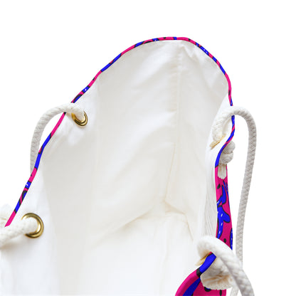Colorful Hand Drawn Starfish Weekender Bag Beach Tote Nautical Travel Bag