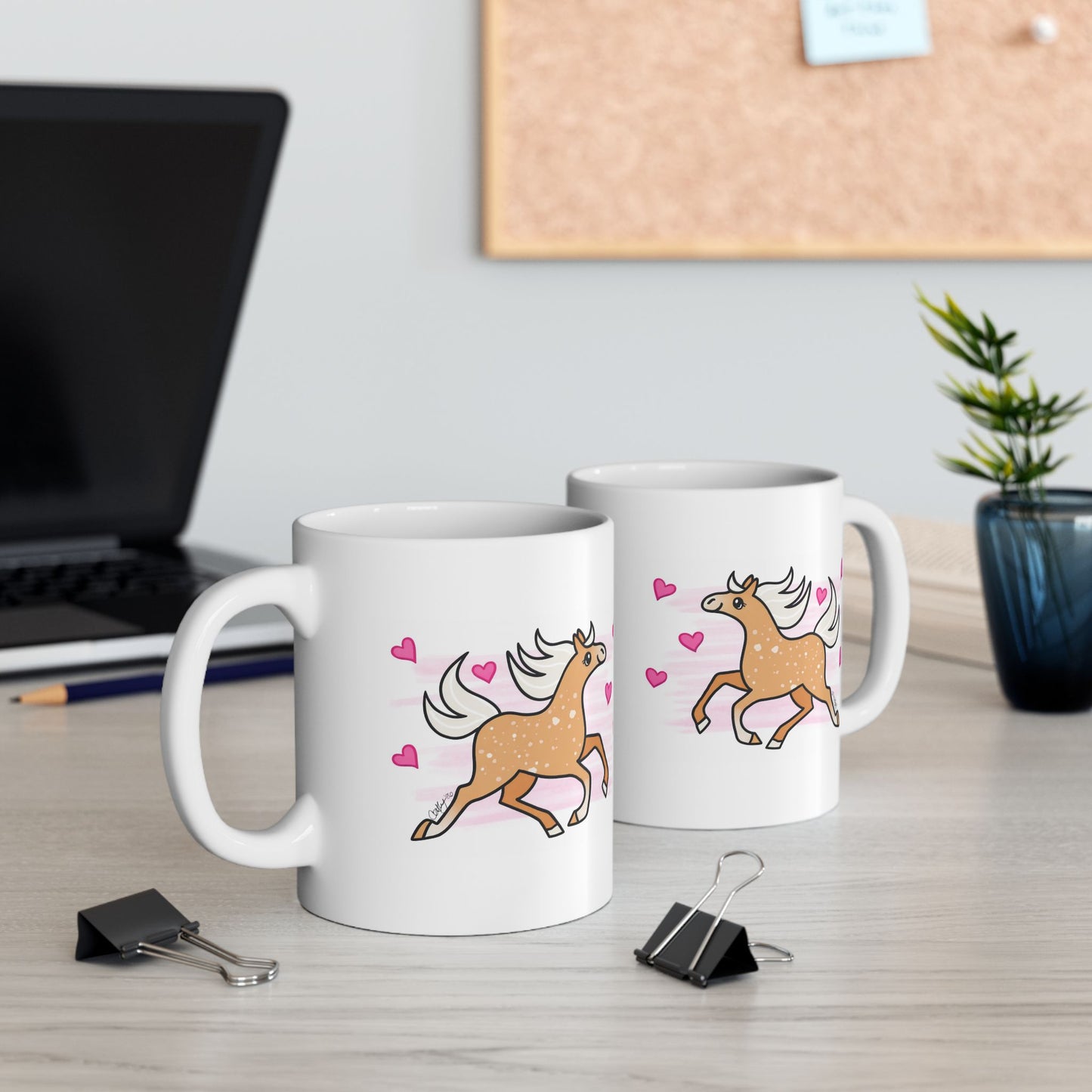 Palomino Horse Love Coffee Ceramic Mug