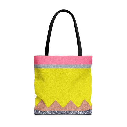 Giant Pencil Teacher Tote Bag | Back to School Gift | 3 Sizes