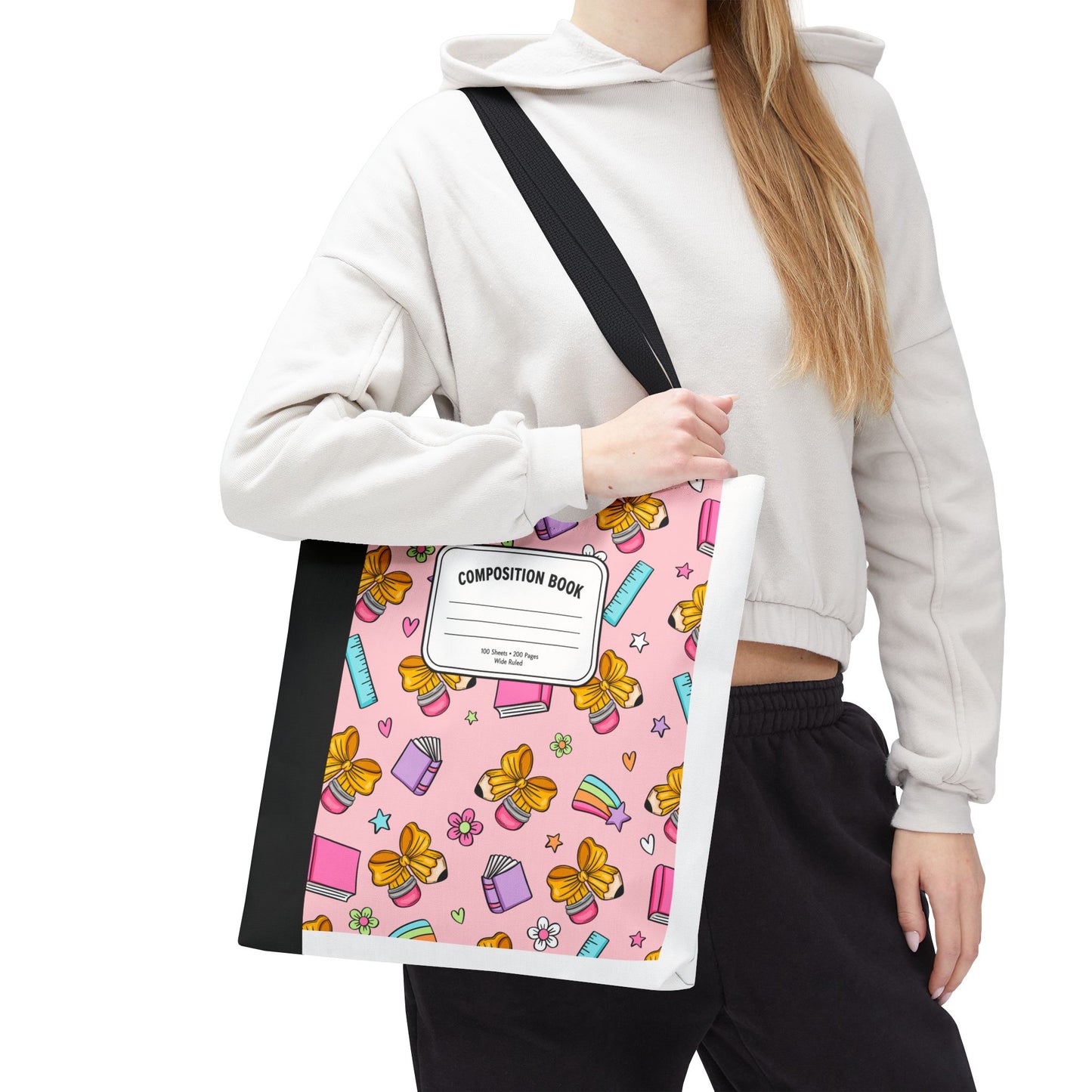 Back to School Teacher Tote Bag | Teacher Appreciation Book Bag | 3 Sizes