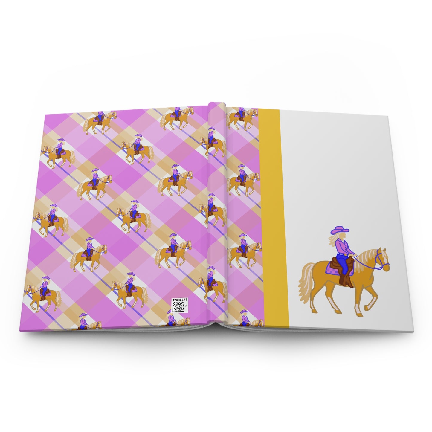 Western Horse Trail Rider Journal — Hardcover Notebook