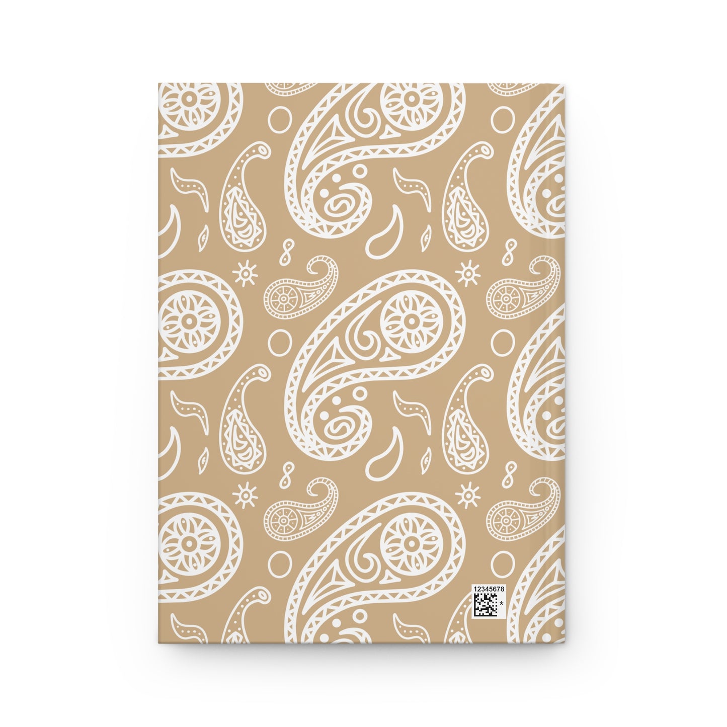 Barrel Racing Cowgirl Hardcover Journal — Paisley Rodeo Notebook