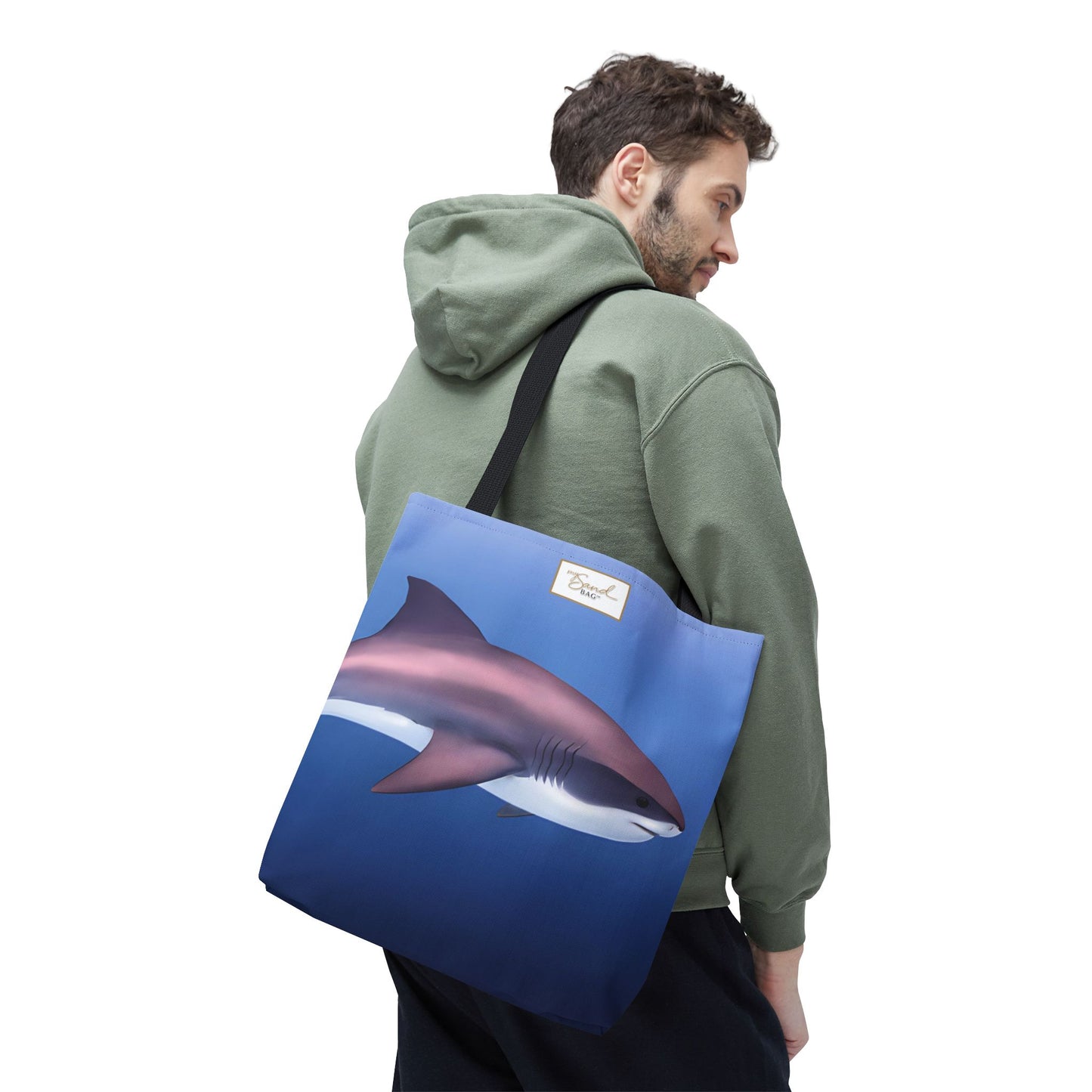 Great White Shark Tote Bag for Shopping and Beach Errands