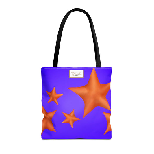 My Sand Bag Starfish Tote Reusable Shopping Tote Durable Polyester