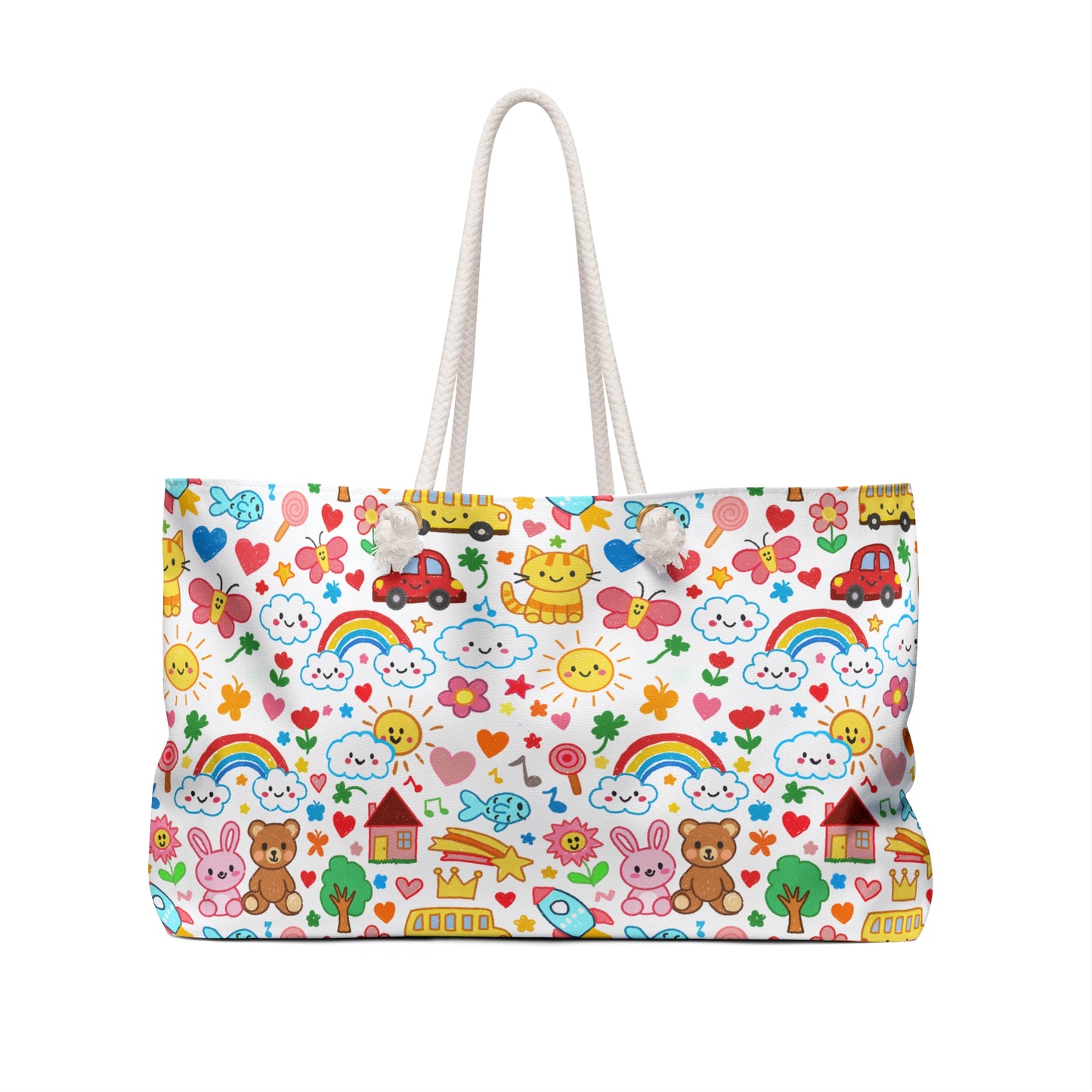 Child's Drawing Teacher Gift Weekender Bag | Teacher Appreciation Tote