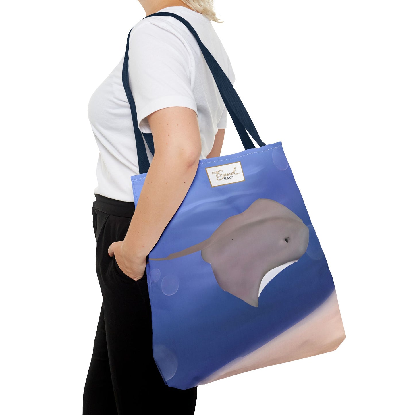 My Sand Bag™ Stingray Tote — Coastal Beach Bag | 3 Sizes