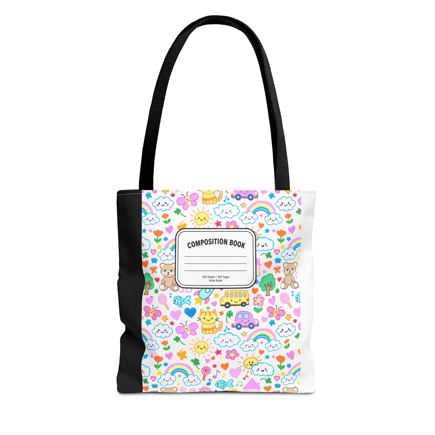 Pastel Rainbow Teacher Tote Bag | Back to School Gift | 3 Sizes
