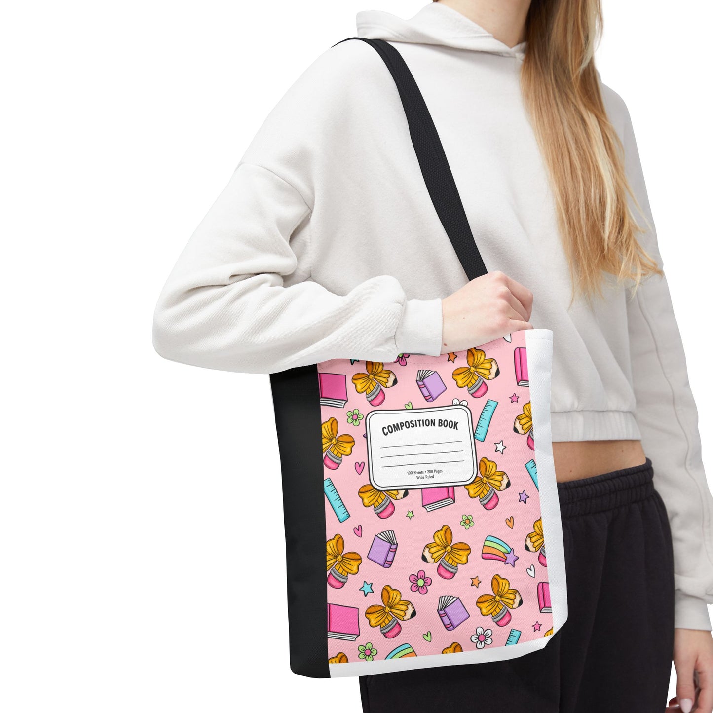 Back to School Teacher Tote Bag | Teacher Appreciation Book Bag | 3 Sizes