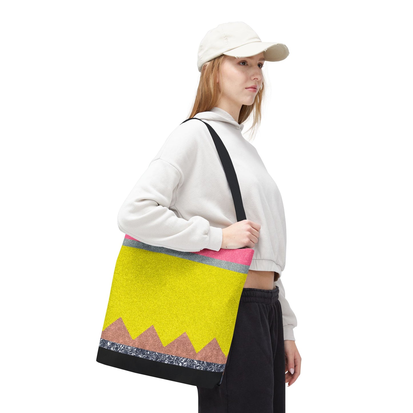 Giant Pencil Teacher Tote Bag | Back to School Gift | 3 Sizes
