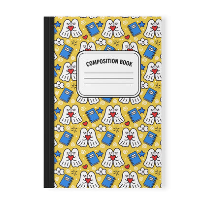 Kawaii Ghost Composition Notebook | School Supply & Teacher Gift | A5