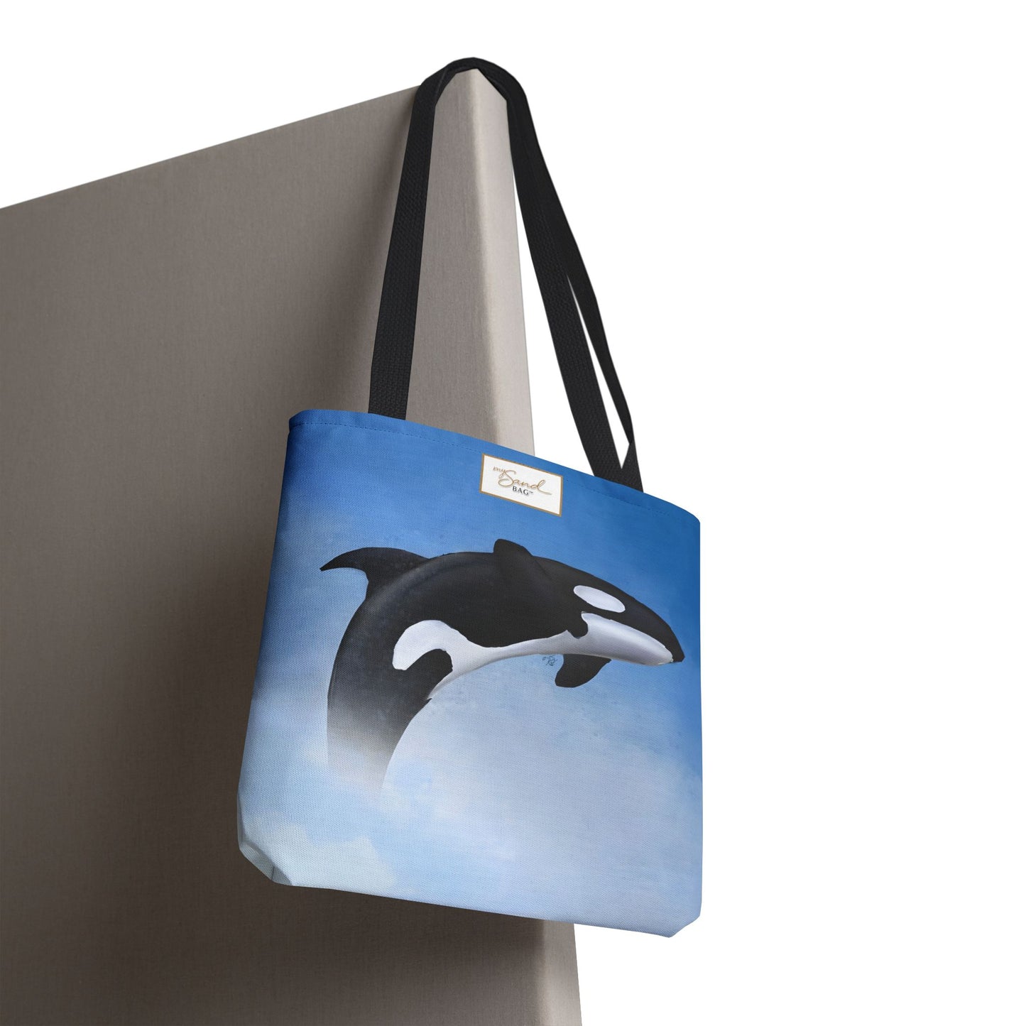 My Sand Bag™ Killer Whale Tote Bag | Orca Coastal Tote | 3 Sizes