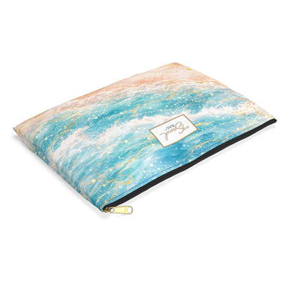 My Sand Bag™ | Watercolor Shoreline Essentials Pouch