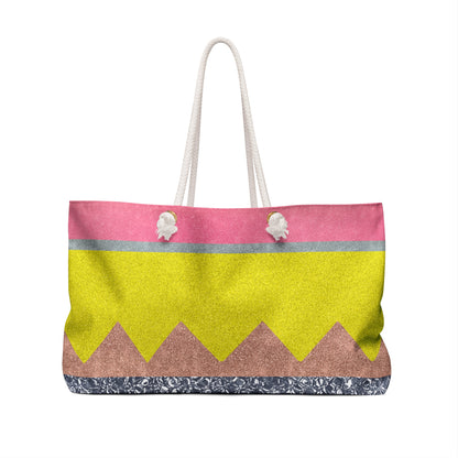 Giant Pencil Teacher Weekender Bag | Teacher Appreciation Beach Bag