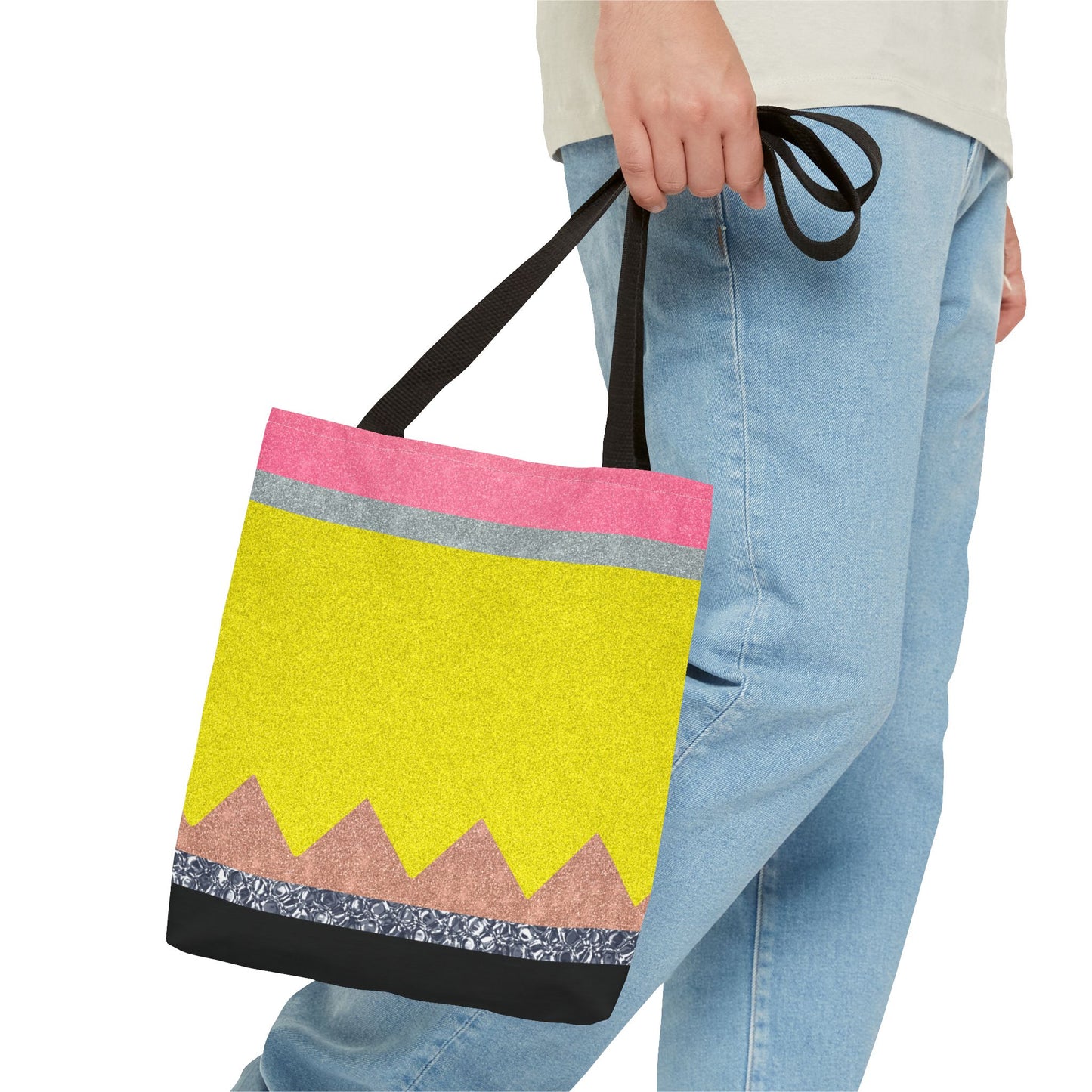 Giant Pencil Teacher Tote Bag | Back to School Gift | 3 Sizes