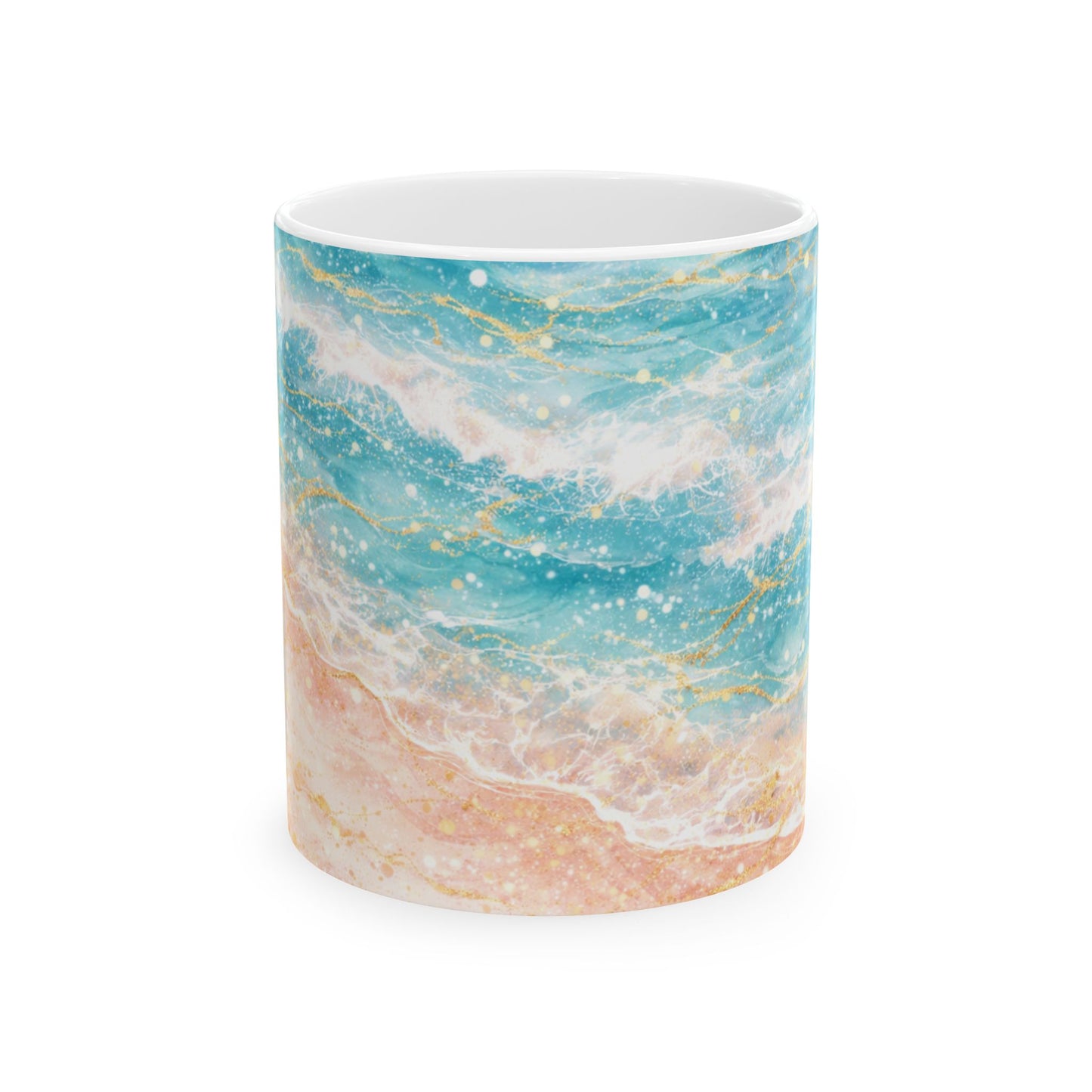 My Sand Bag™ | Watercolor Shoreline Coffee Mug