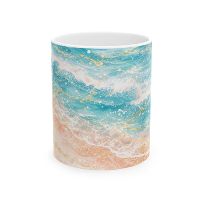 My Sand Bag™ | Watercolor Shoreline Coffee Mug