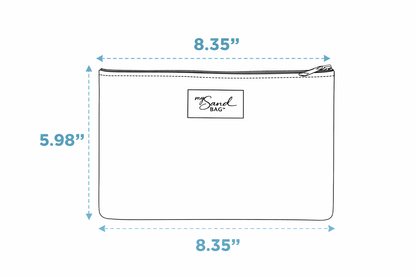 My Sand Bag Essentials Pouch Canvas Style Zip Organizer For Everyday Use