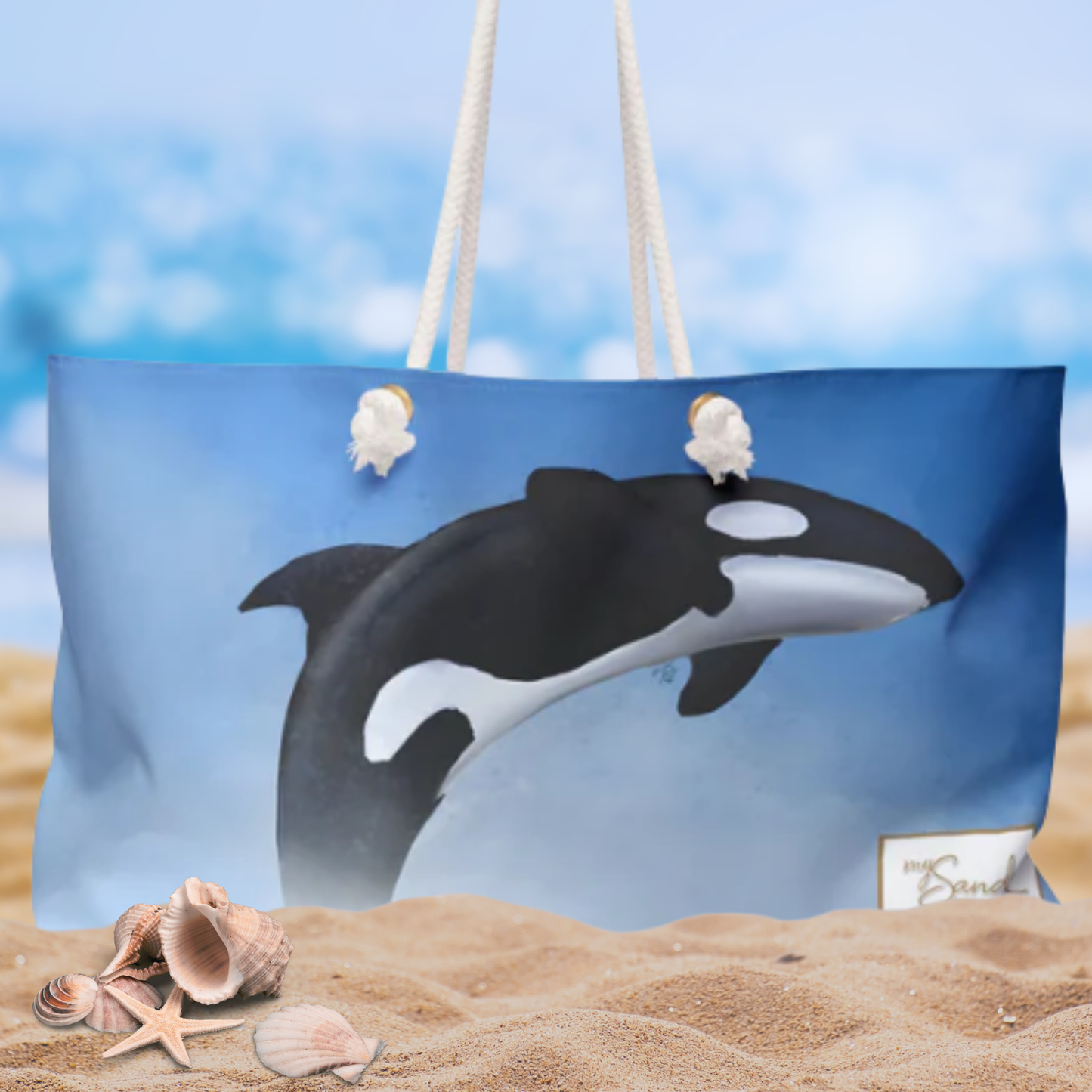 Killer Whale Orca Weekender Beach Bag