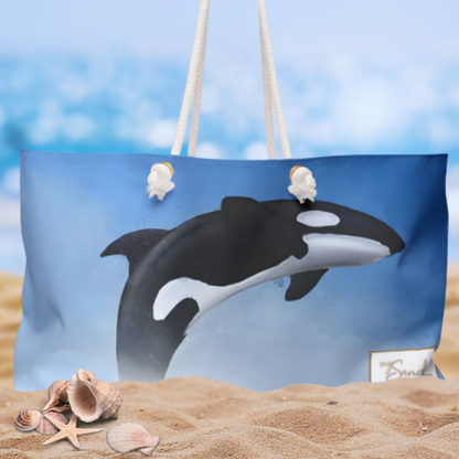 Killer Whale Orca Weekender Beach Bag