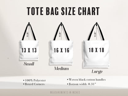 Primary Colors Teacher Tote Bag | Back to School Gift | 3 Sizes