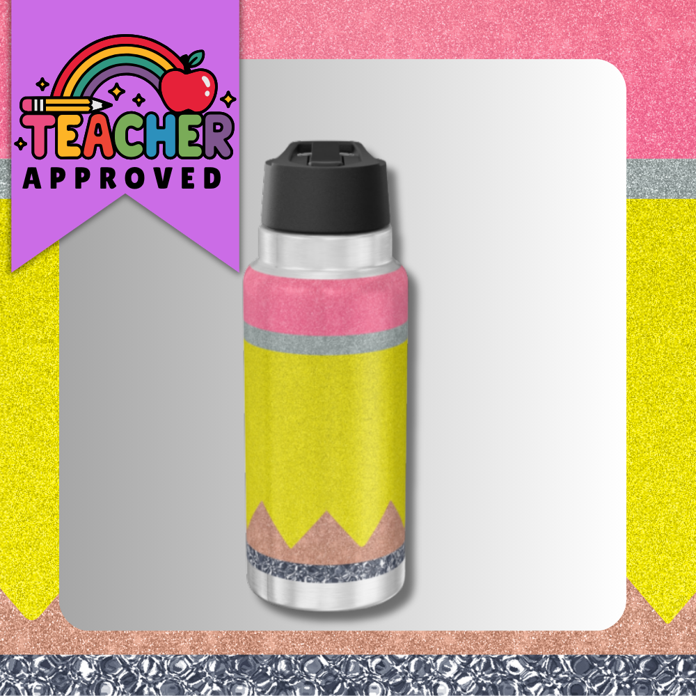 Back to School Gator Tumbler | 32oz Teacher Appreciation Stainless Steel Cup