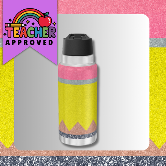 Back to School Gator Tumbler | 32oz Teacher Appreciation Stainless Steel Cup