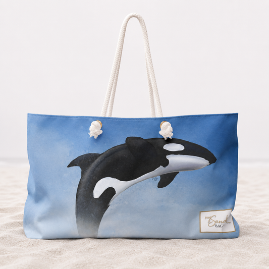 My Sand Bag™ Killer Whale Orca Weekender Beach Bag