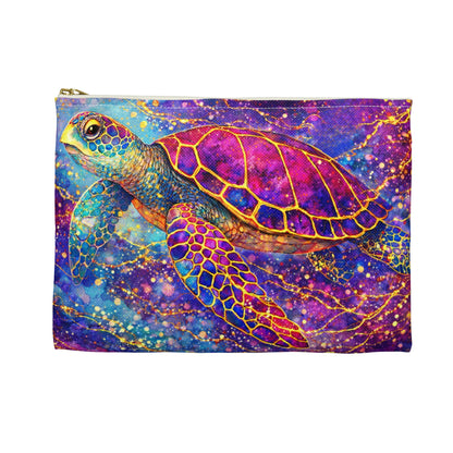 My Sand Bag™ | Watercolor Sea Turtle Essentials Pouch