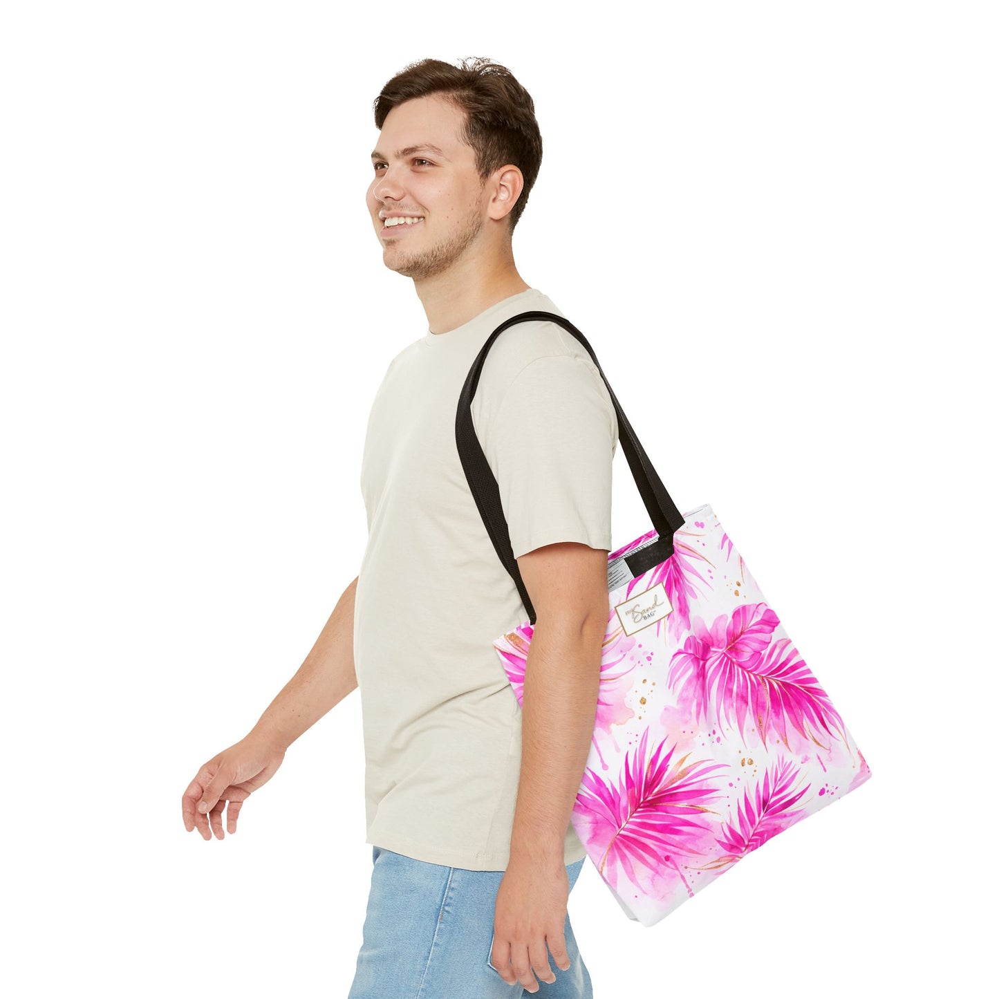 My Sand Bag™ | Pretty Pink Palm Tote