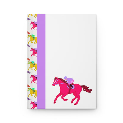 Kentucky Derby Racehorse Hardcover Journal
